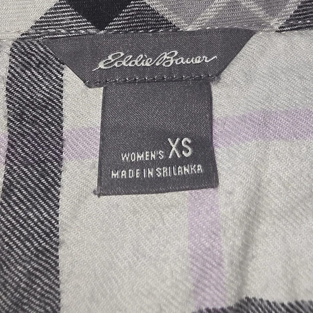 Eddie‎ Bower Women's XS Plaid Flannel Button Down Extra Soft Western Gorpcore - Picture 3 of 9